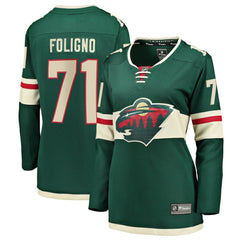 Nick Foligno Minnesota Wild Fanatics Women's Home Breakaway Jersey