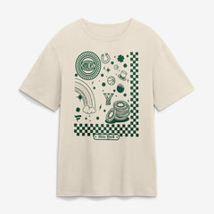 New York Knicks St. Patrick's Day Charms T-Shirt - Cream sale