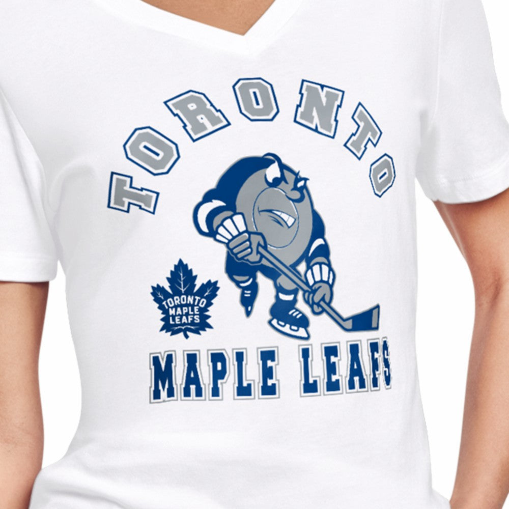 Toronto Maple Leafs Starter Women's Tough Puck T-Shirt
