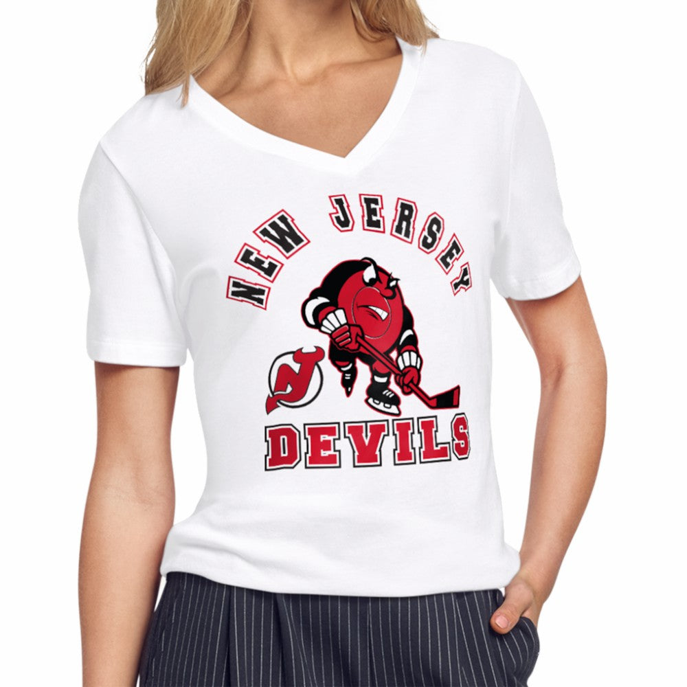 New Jersey Devils Starter Women's Tough Puck T-Shirt