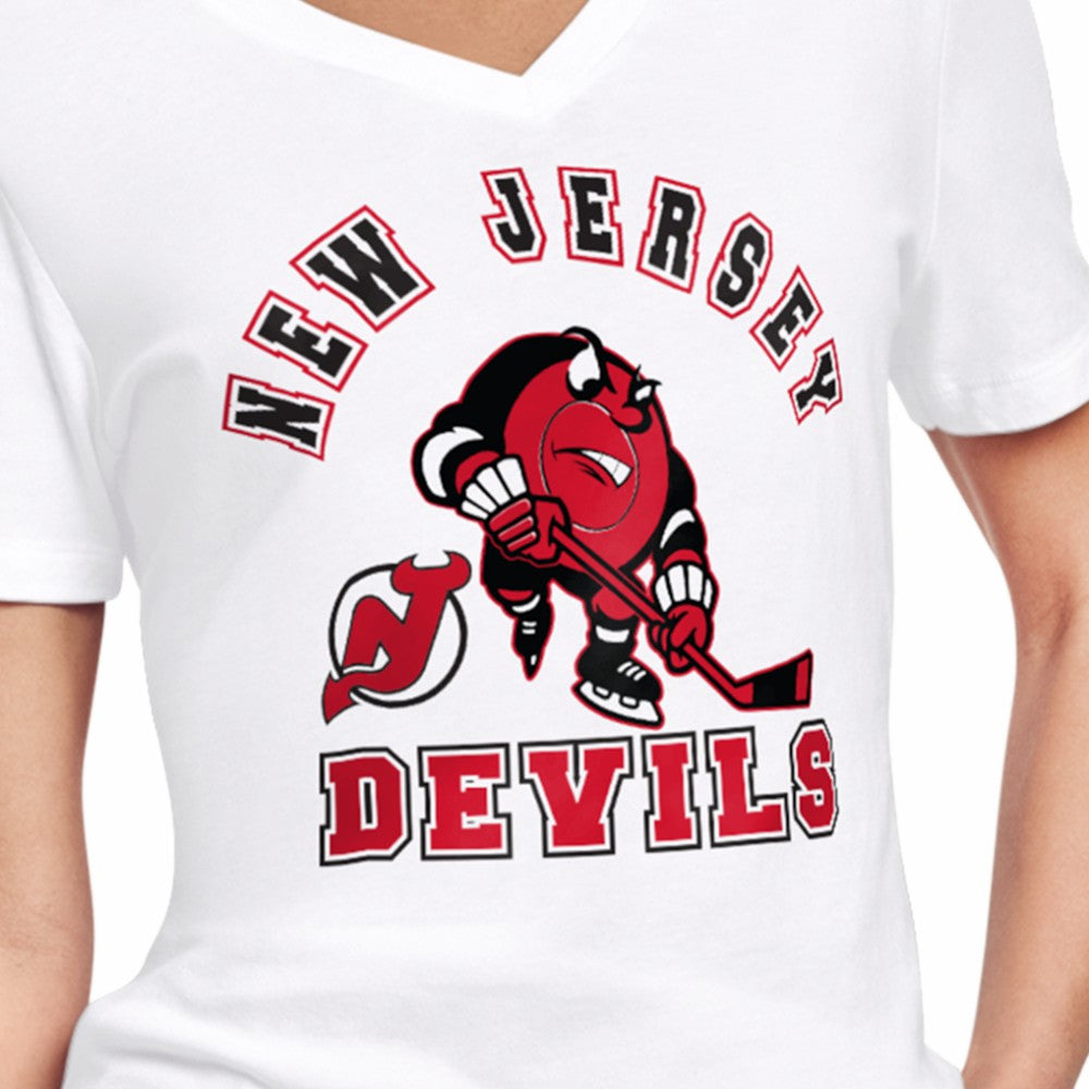 New Jersey Devils Starter Women's Tough Puck T-Shirt