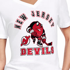 New Jersey Devils Starter Women's Tough Puck T-Shirt