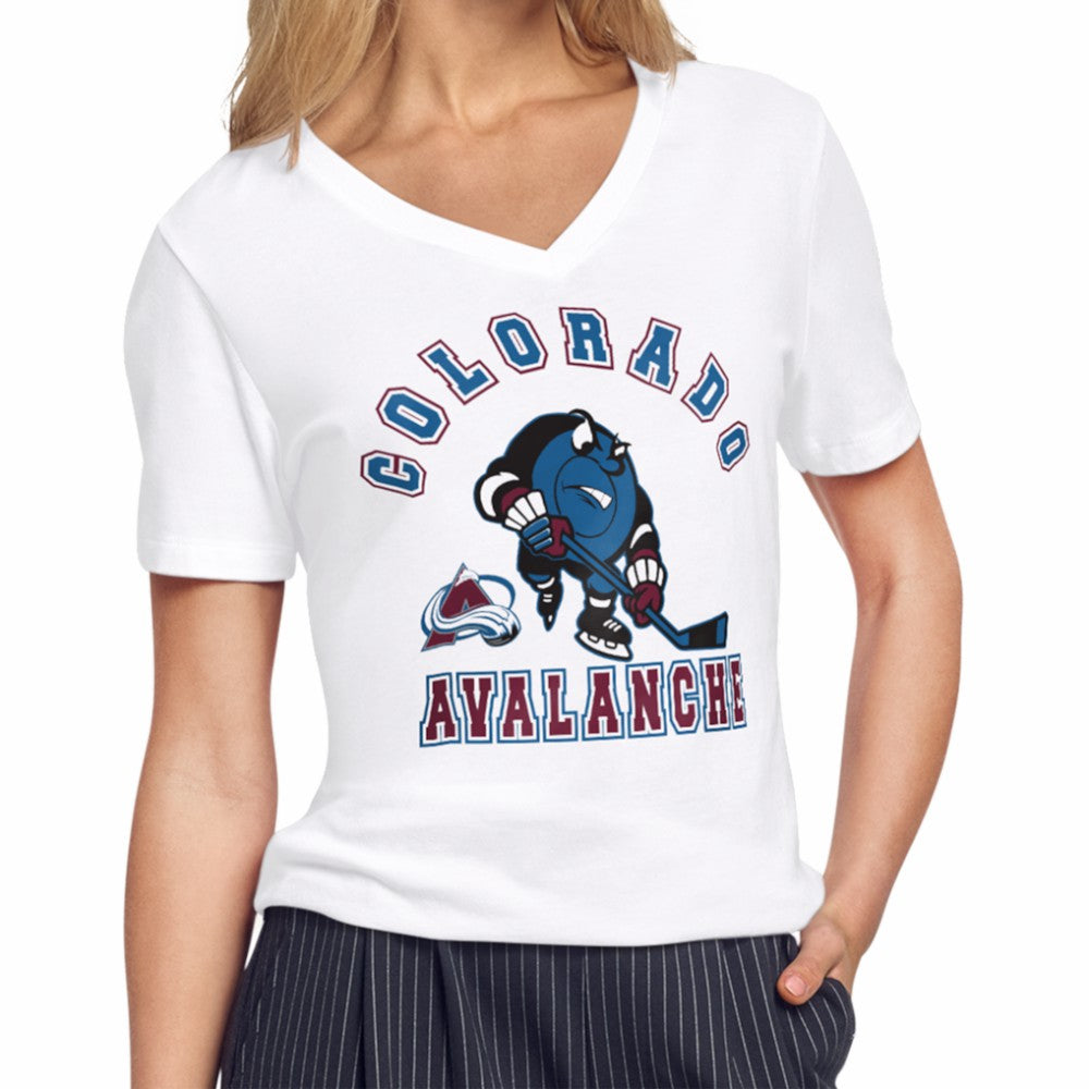 Colorado Avalanche Starter Women's Tough Puck T-Shirt