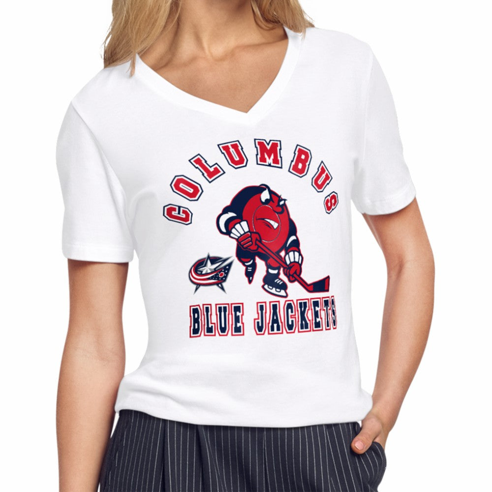 Columbus Blue Jackets Starter Women's Tough Puck T-Shirt