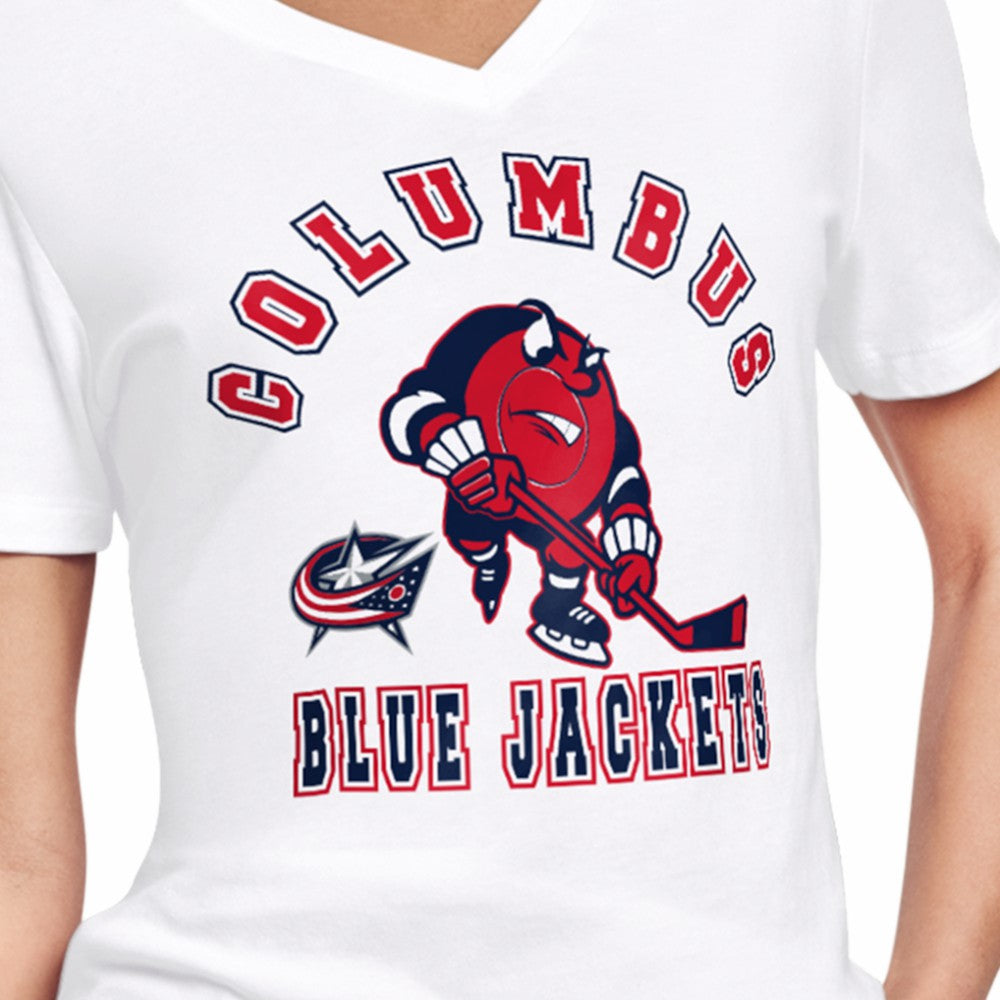 Columbus Blue Jackets Starter Women's Tough Puck T-Shirt