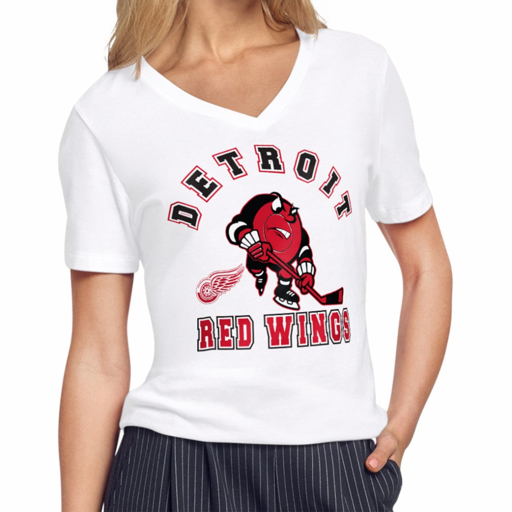 Detroit Red Wings Starter Women's Tough Puck T-Shirt
