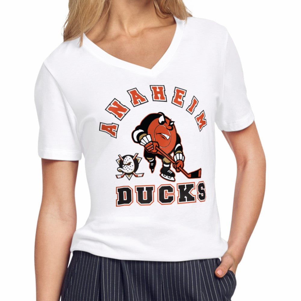 Anaheim Ducks Starter Women's Tough Puck T-Shirt