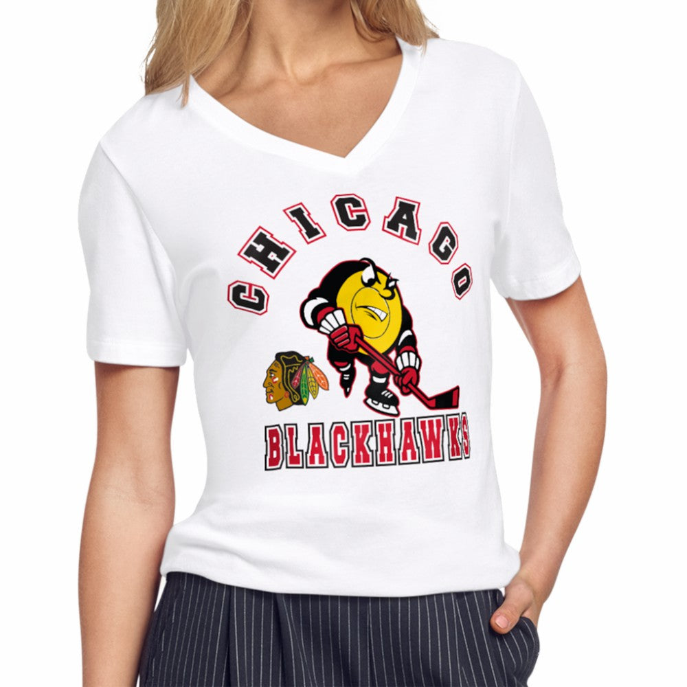Chicago Blackhawks Starter Women's Tough Puck T-Shirt