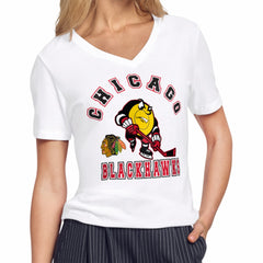 Chicago Blackhawks Starter Women's Tough Puck T-Shirt