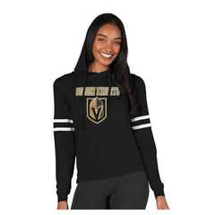 Vegas Golden Knights Concepts Sport Women's Marathon Long-Sleeve Hooded T-Shirt