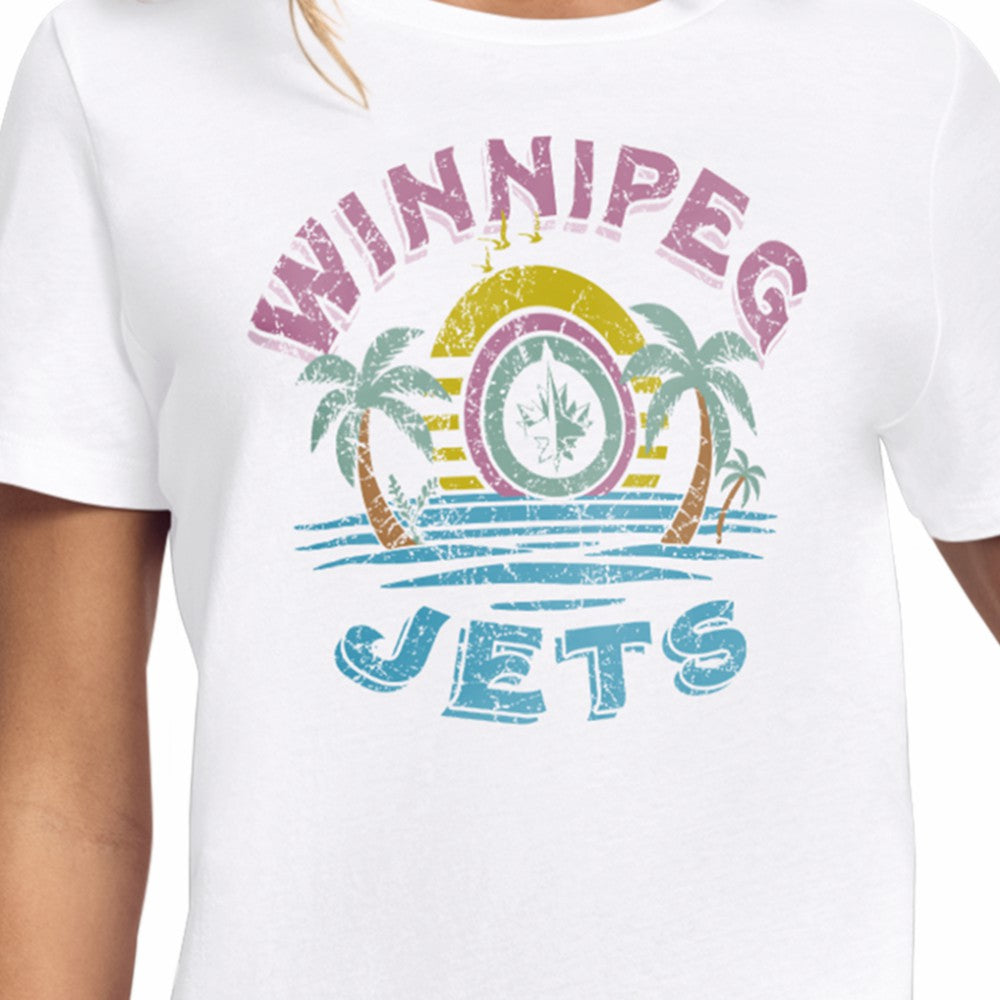 Winnipeg Jets Starter Women's Tonal Beach T-Shirt