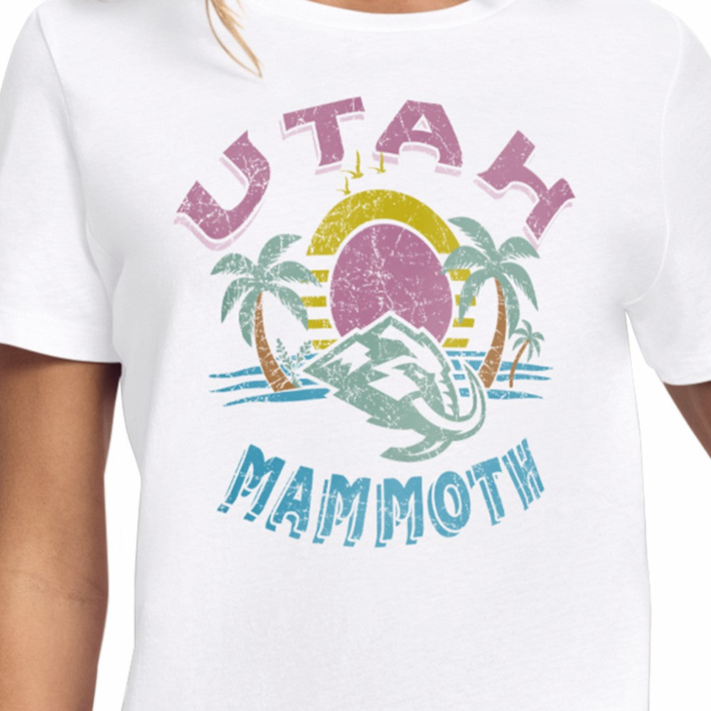 Utah Mammoth Starter Women's Tonal Beach T-Shirt