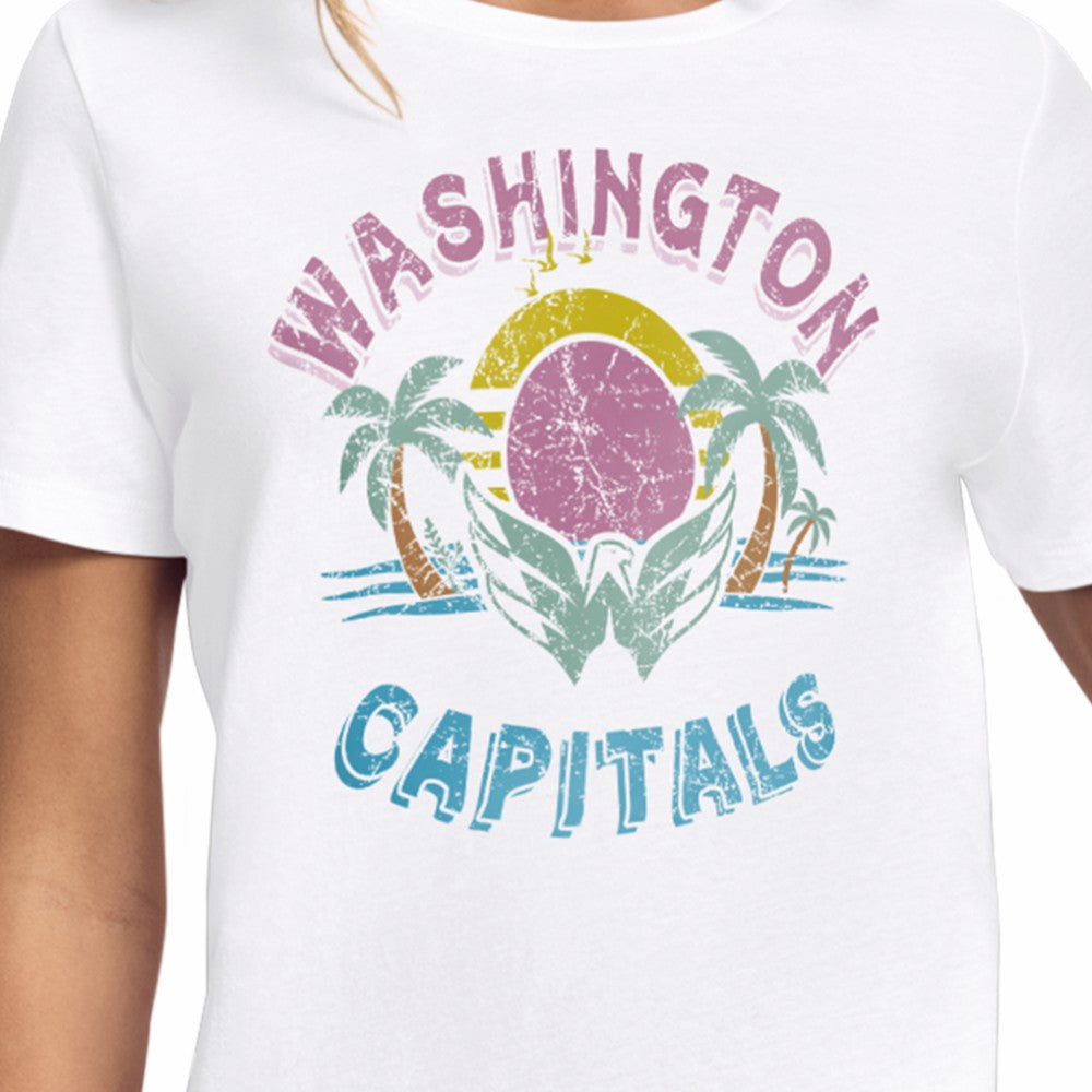 Washington Capitals Starter Women's Tonal Beach T-Shirt
