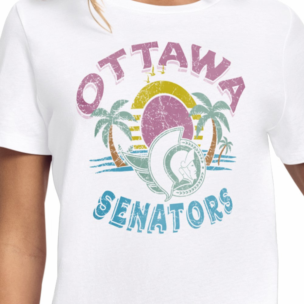 Ottawa Senators Starter Women's Tonal Beach T-Shirt
