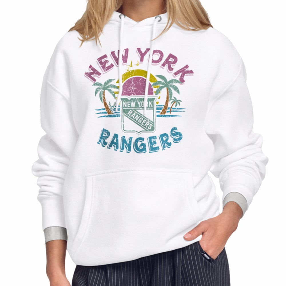 New York Rangers Starter Women's Tonal Beach Hoodie
