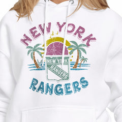 New York Rangers Starter Women's Tonal Beach Hoodie