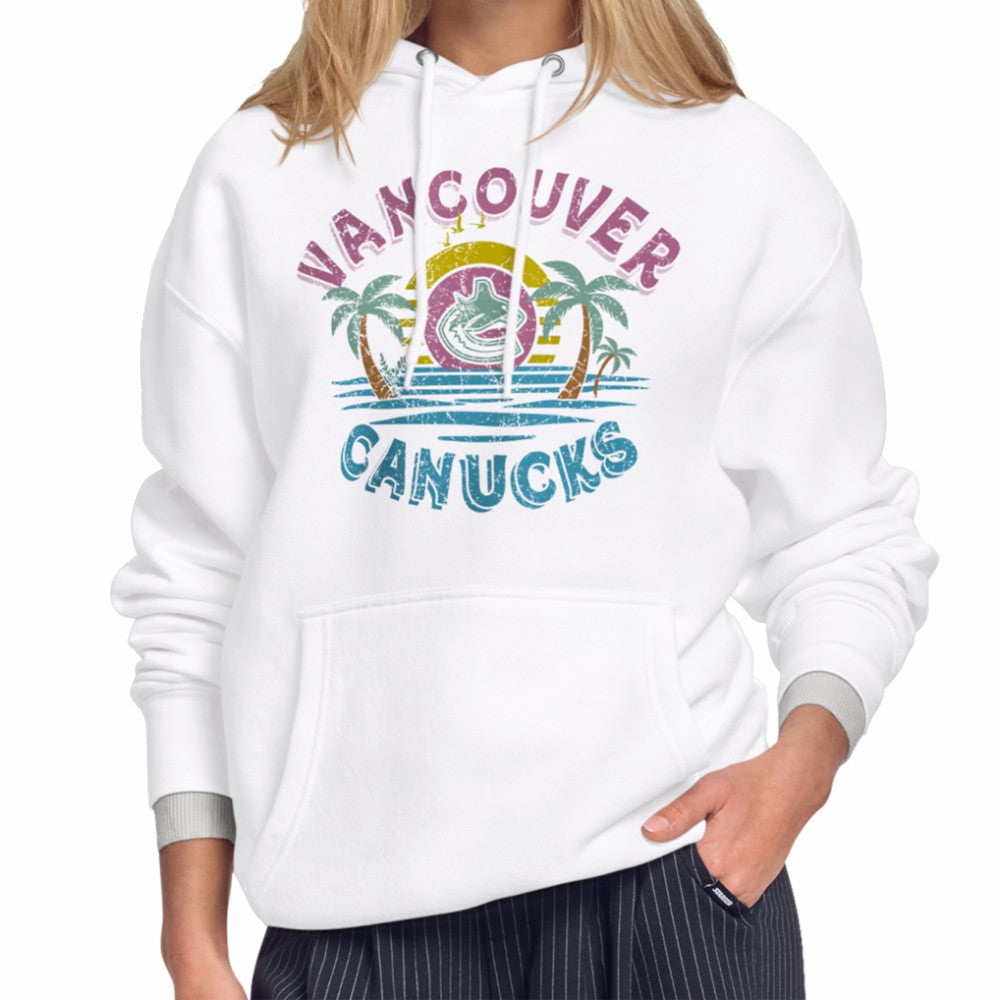 Vancouver Canucks Starter Women's Tonal Beach Hoodie