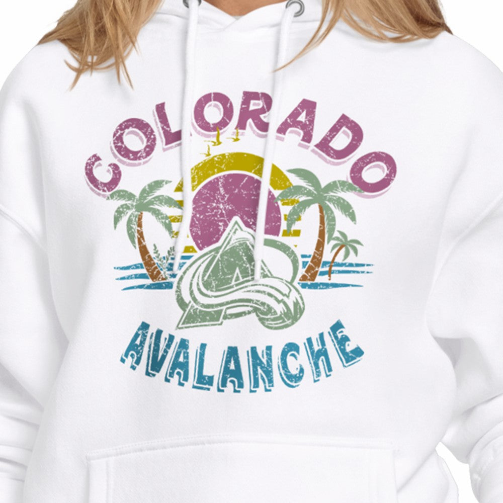 Colorado Avalanche Starter Women's Tonal Beach Hoodie