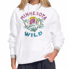 Minnesota Wild Starter Women's Tonal Beach Hoodie