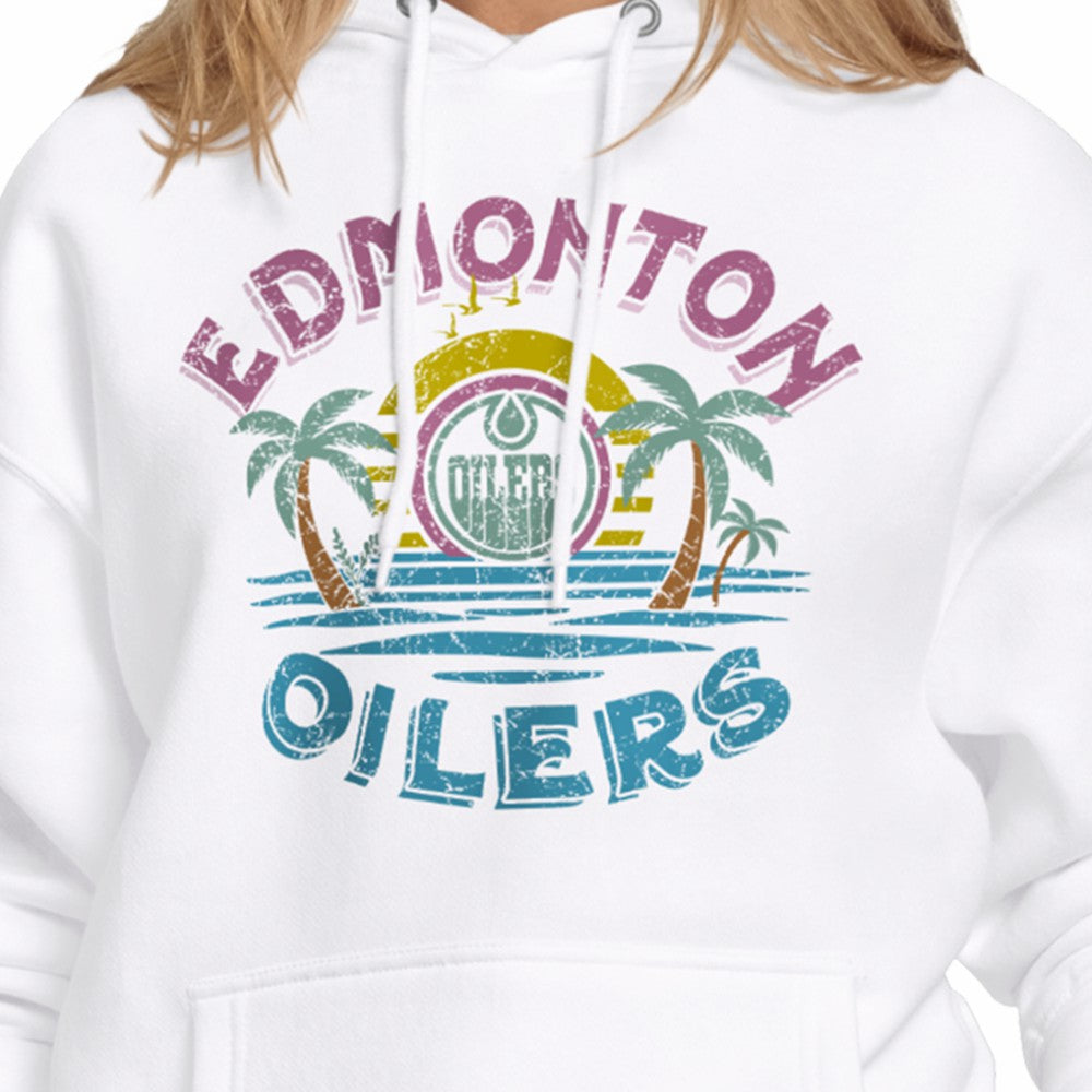 Edmonton Oilers Starter Women's Tonal Beach Hoodie