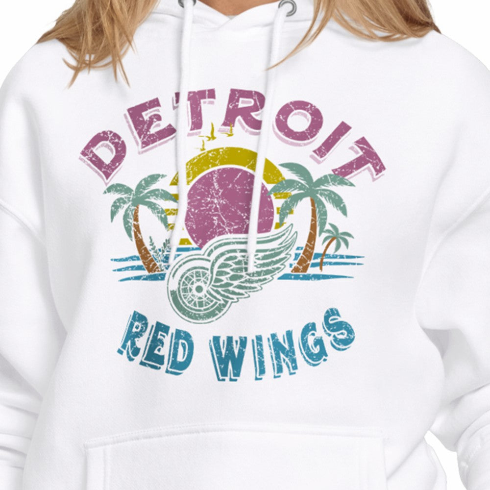 Detroit Red Wings Starter Women's Tonal Beach Hoodie