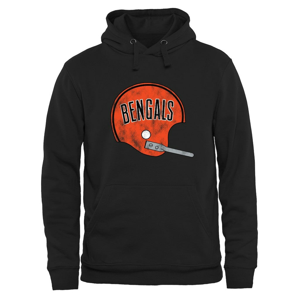 NFL Cincinnati Bengals Throwback Logo Pullover Hoodie