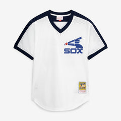 Carlton Fisk Chicago White Sox Authentic Batting Practice Jersey - White | Mitchell & Ness