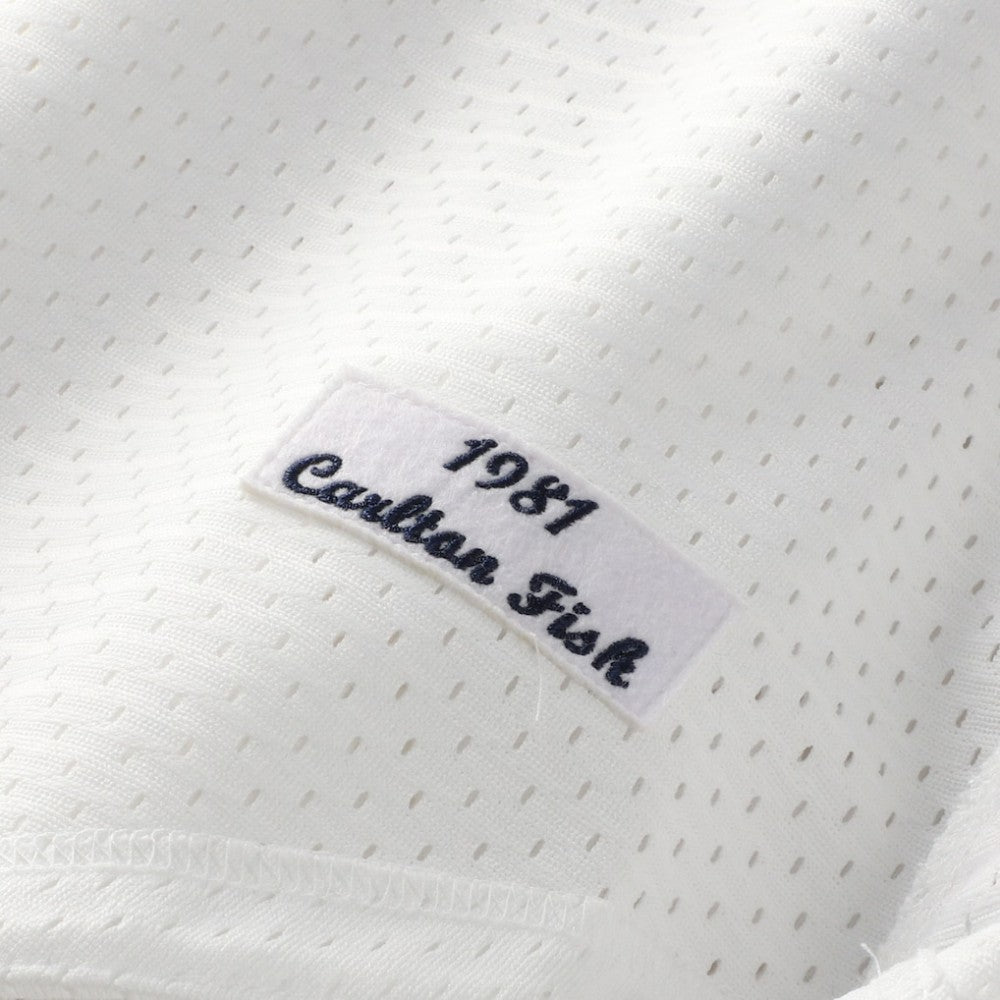 Carlton Fisk Chicago White Sox Authentic Batting Practice Jersey - White | Mitchell & Ness