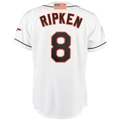 Cal Ripken Baltimore Orioles Home Authentic Jersey - White | Mitchell & Ness