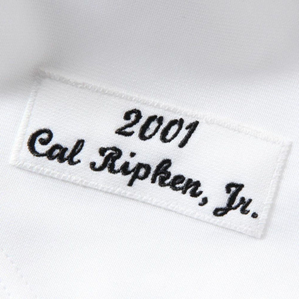 Cal Ripken Baltimore Orioles Home Authentic Jersey - White | Mitchell & Ness