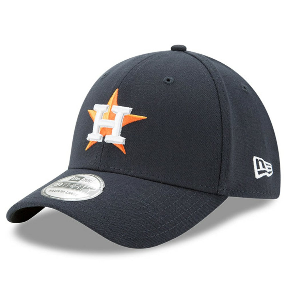 Houston Astros Button Team Classic 39THIRTY Flex Hat - Navy | New Era