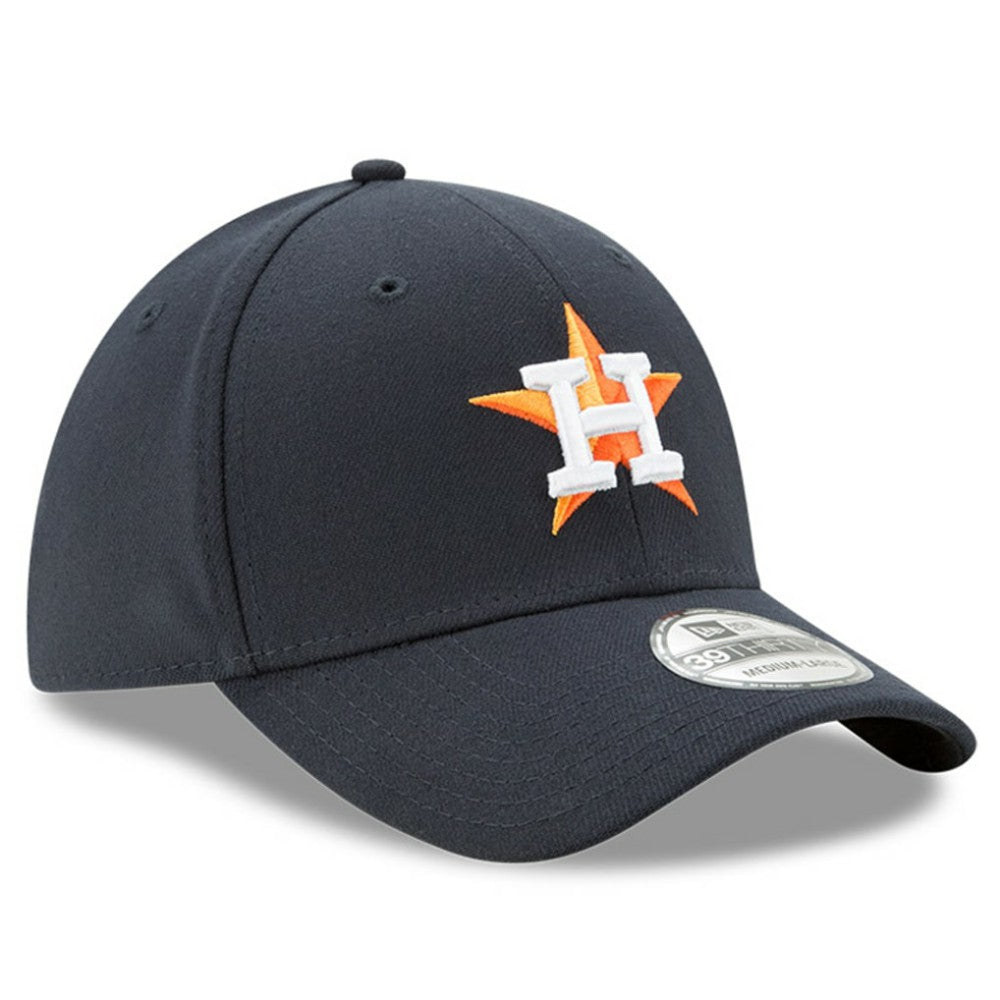 Houston Astros Button Team Classic 39THIRTY Flex Hat - Navy | New Era