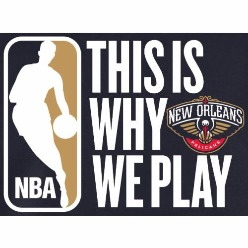 New Orleans Pelicans This Is Why We Play Pullover Hoodie - Navy shop