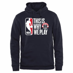 Washington Wizards This Is Why We Play Pullover Hoodie - Navy on sale