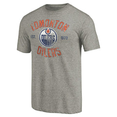 Edmonton Oilers Heritage Tri-Blend T-Shirt
