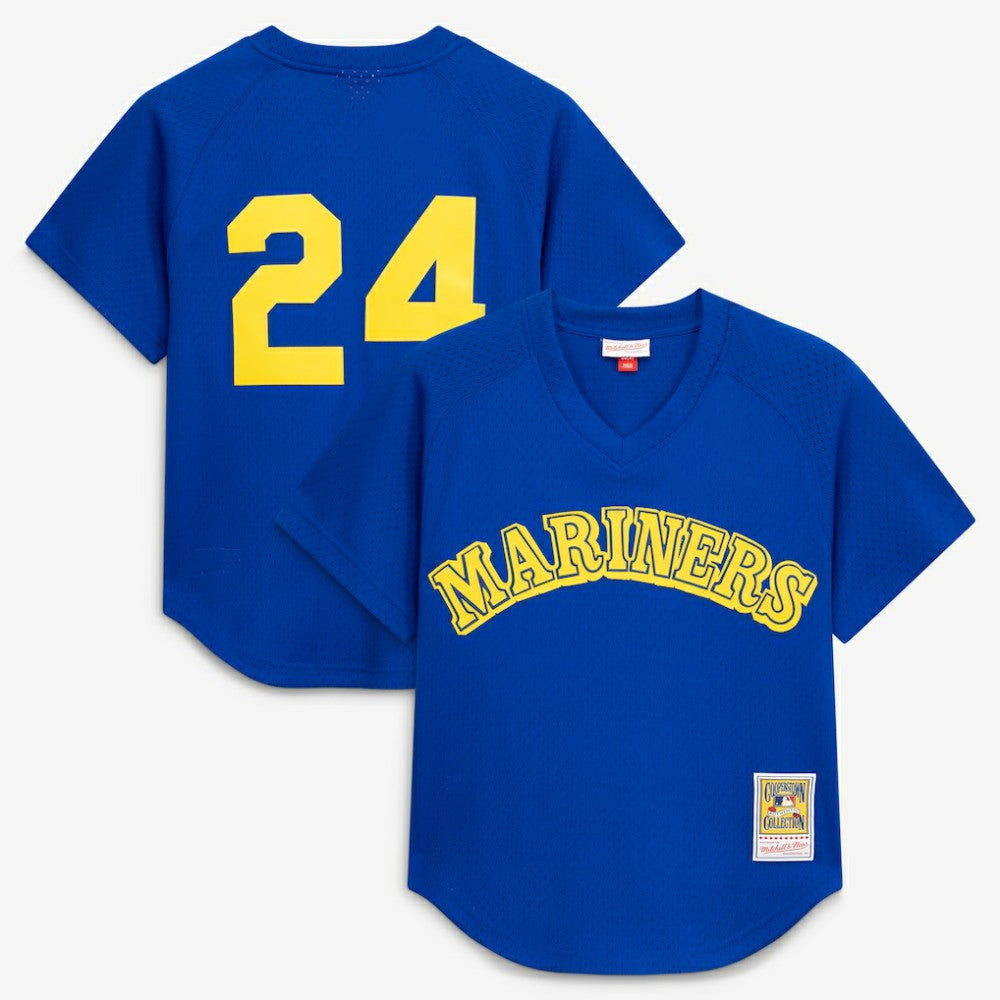 Ken Griffey Jr. Seattle Mariners Authentic Batting Practice Jersey - Royal | Mitchell & Ness