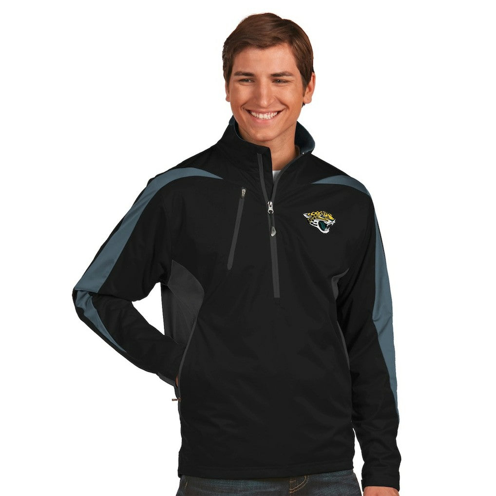 NFL Jacksonville Jaguars Antigua Discover Desert Dry Xtra-Lite Half-Zip Jacket