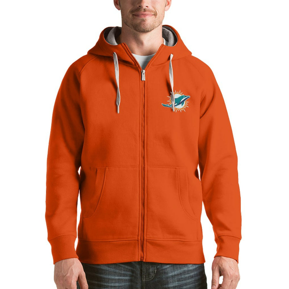 NFL Miami Dolphins Antigua Victory Full-Zip Hoodie