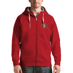 NFL San Francisco 49ers Antigua Victory Full-Zip Hoodie