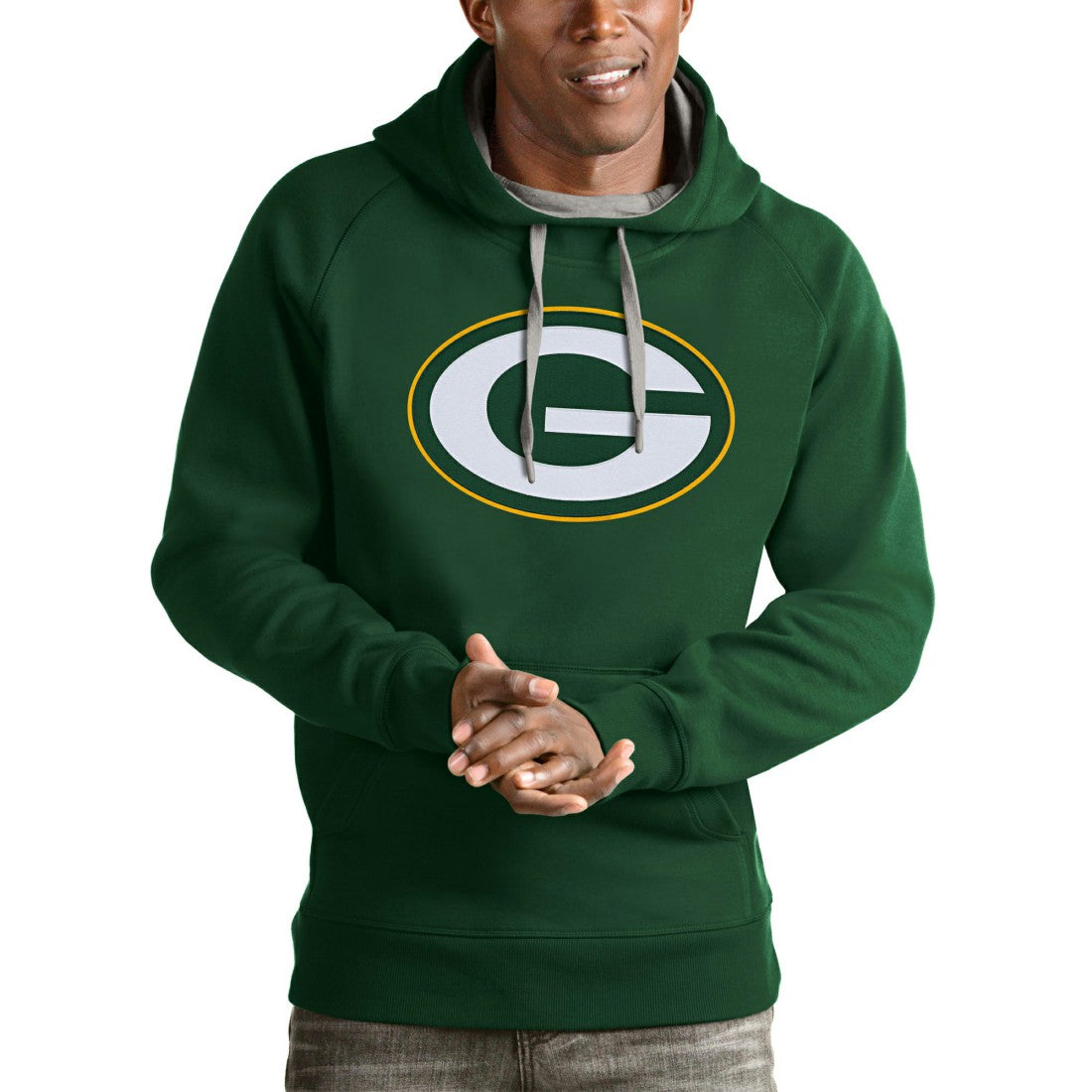NFL Green Bay Packers Antigua Victory Pullover Hoodie