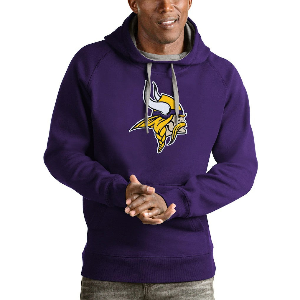 NFL Minnesota Vikings Antigua Victory Pullover Hoodie