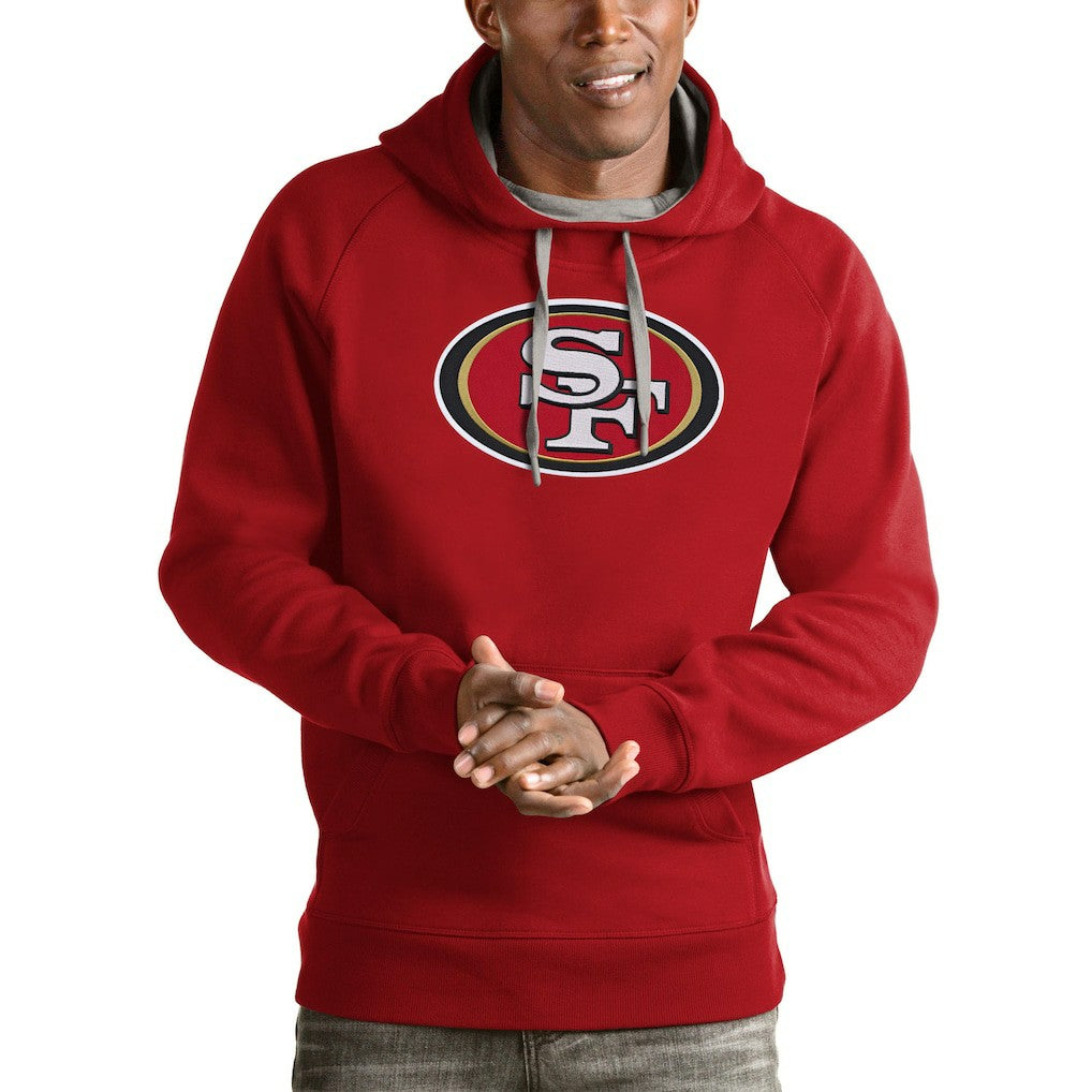 NFL San Francisco 49ers Antigua Victory Pullover Hoodie