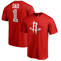 Houston Rockets #1 Dad T-Shirt - Red online