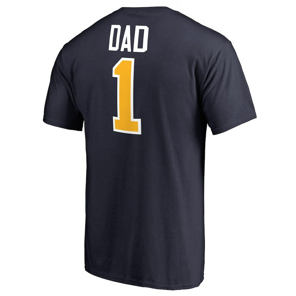 Indiana Pacers #1 Dad T-Shirt - Navy discount