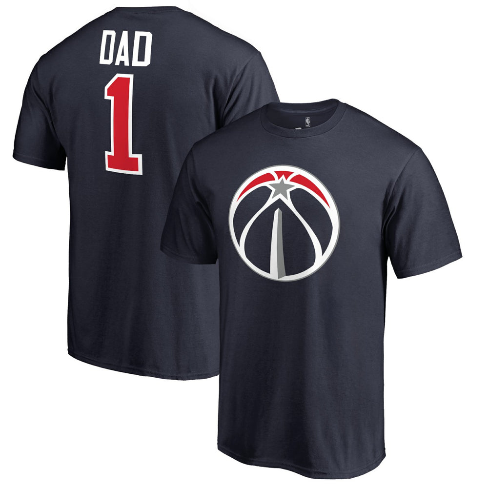 Washington Wizards #1 Dad T-Shirt - Navy outlet