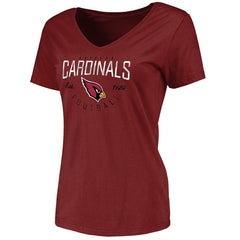 NFL Arizona Cardinals Women's Live For It V-Neck T-Shirt