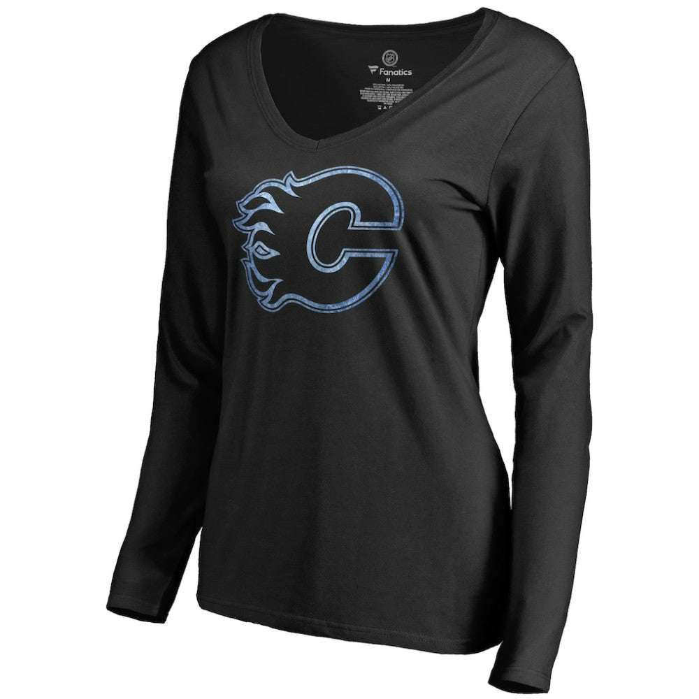 Calgary Flames Women's Pond Hockey Long Sleeve T-Shirt