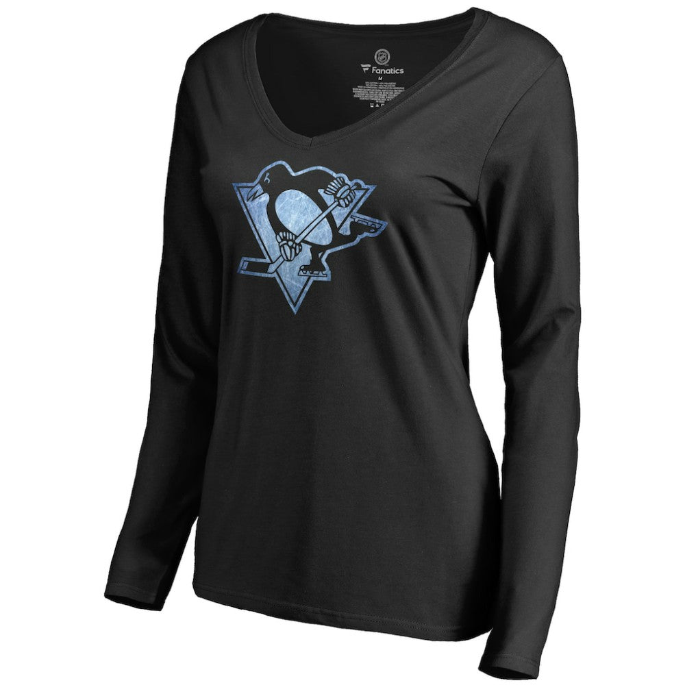 Pittsburgh Penguins Women's Pond Hockey Long Sleeve T-Shirt