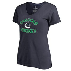Vancouver Canucks Women's Overtime V-Neck T-Shirt