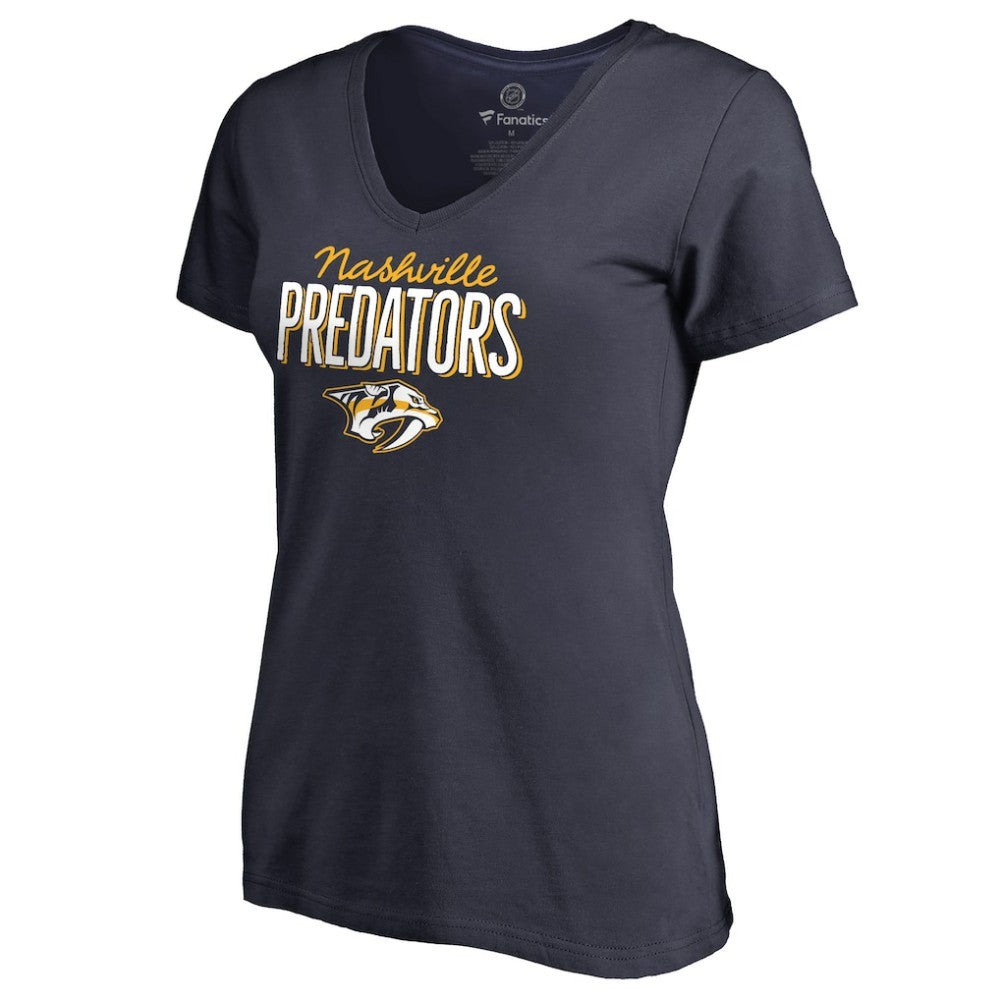 Nashville Predators Women's Nostalgia V-Neck T-Shirt
